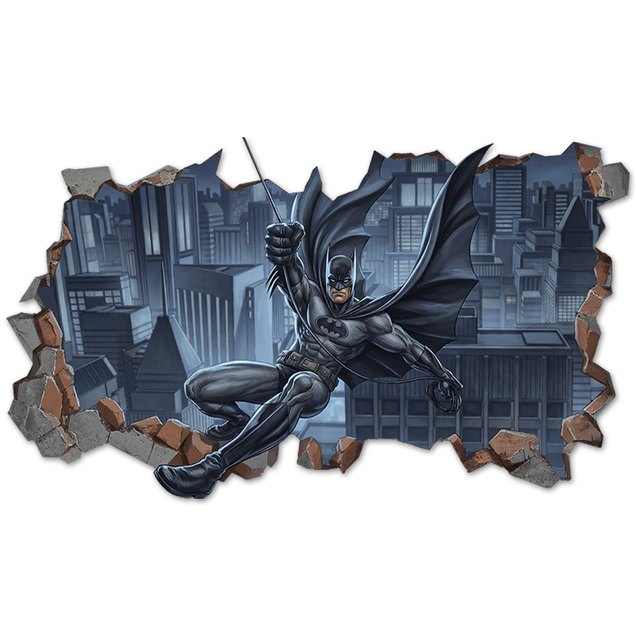 Wall Stickers: Batman Justice Wall Hole