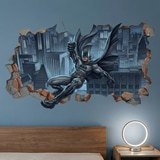 Wall Stickers: Batman Justice Wall Hole 4