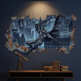 Wall Stickers: Batman Justice Wall Hole 8