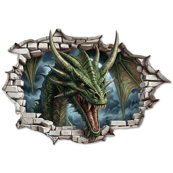 Stickers for Kids: Ancestral Dragon Wall Hole