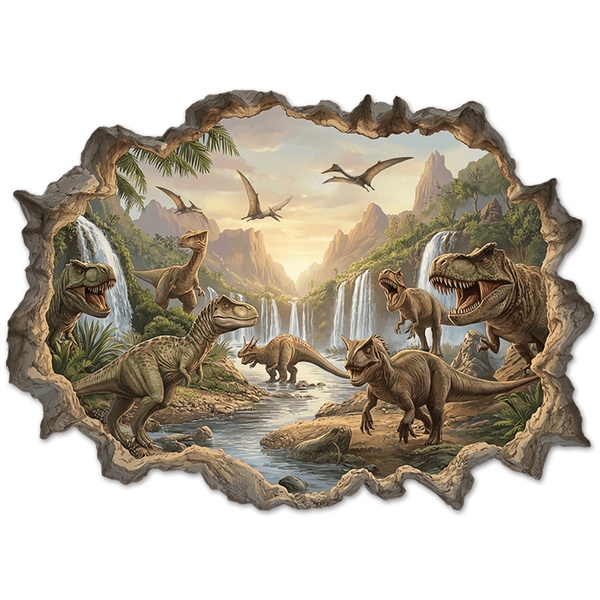 Stickers for Kids: Jurassic Kingdom Wall Hole