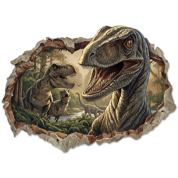 Stickers for Kids: Jurassic Dominion Wall Hole