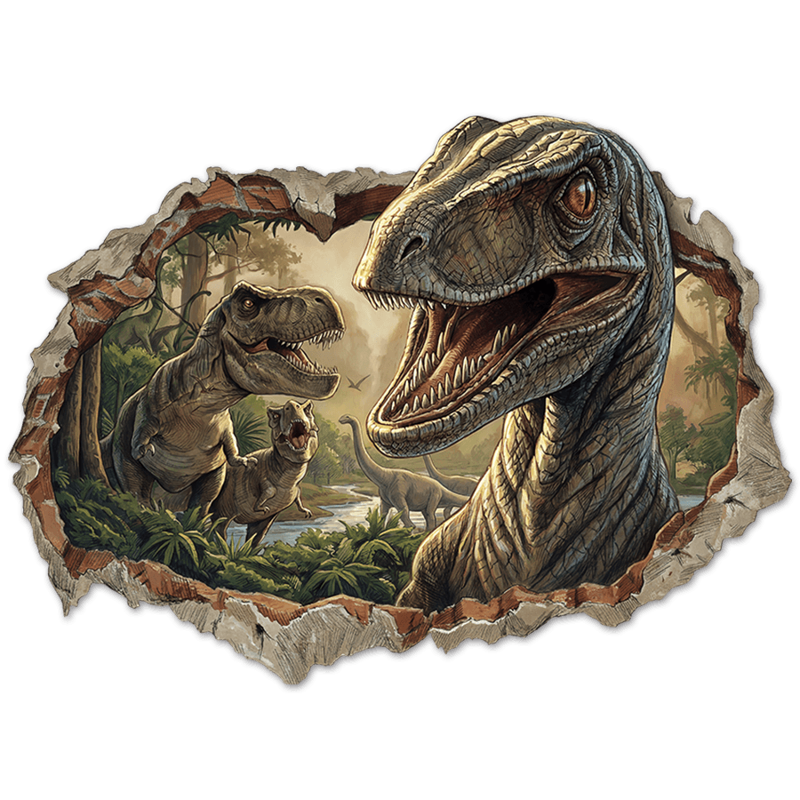 Stickers for Kids: Jurassic Dominion Wall Hole