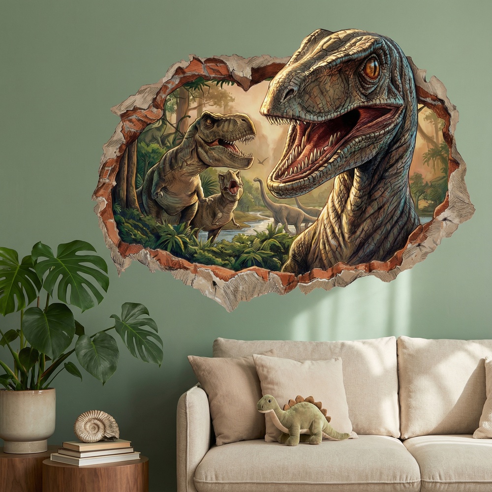 Stickers for Kids: Jurassic Dominion Wall Hole