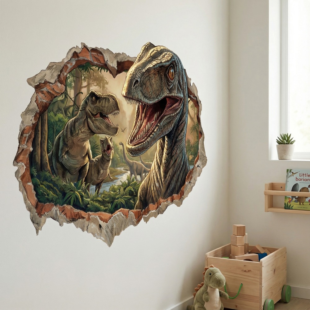 Stickers for Kids: Jurassic Dominion Wall Hole