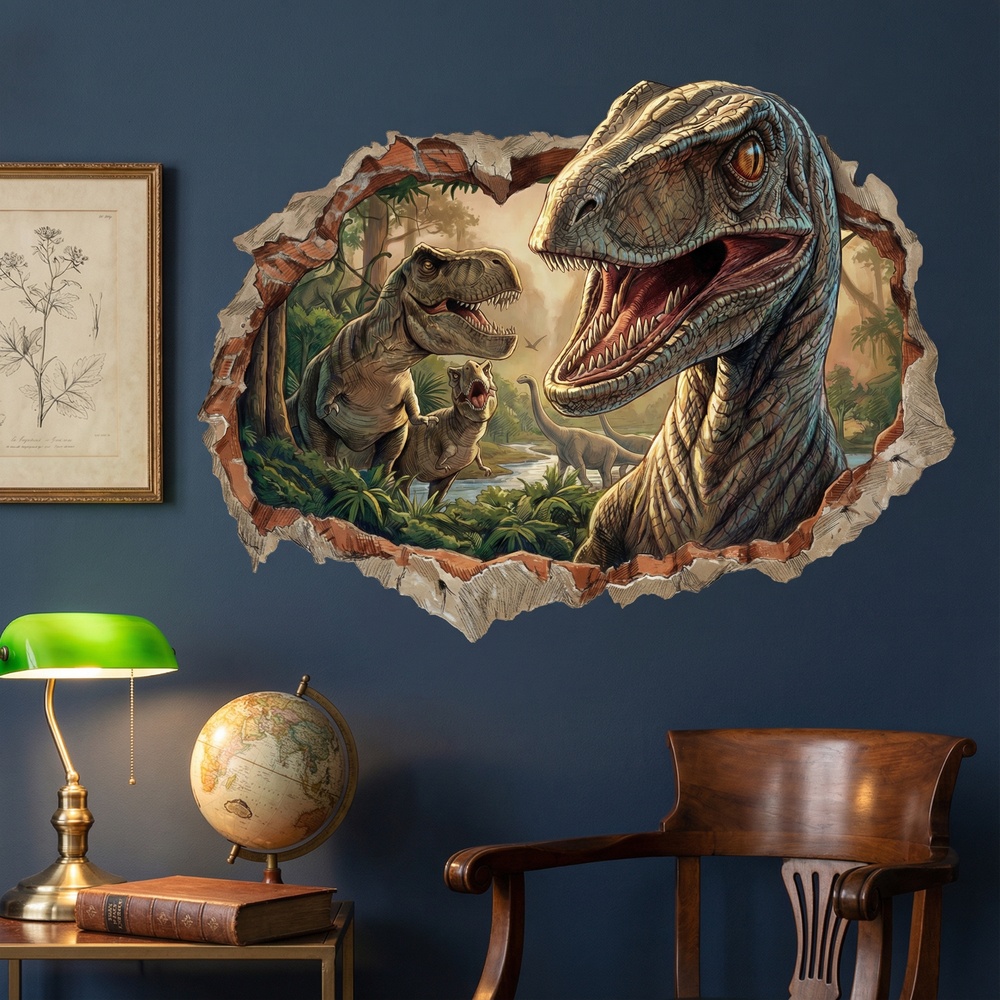 Stickers for Kids: Jurassic Dominion Wall Hole