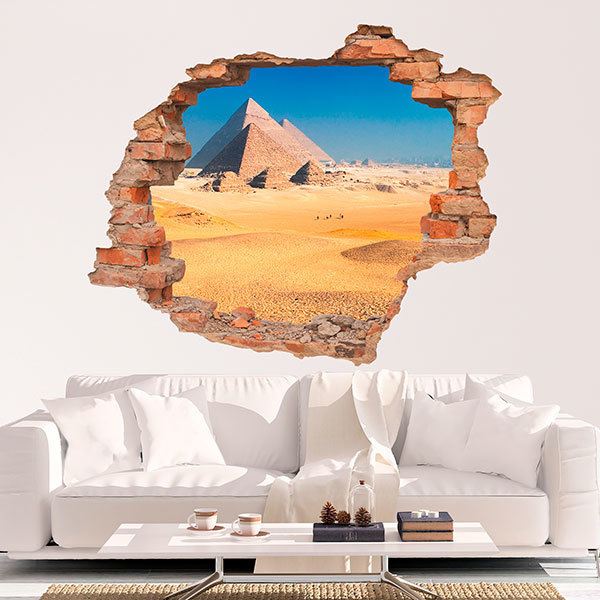 Wall Stickers: Hole Pyramids of Giza