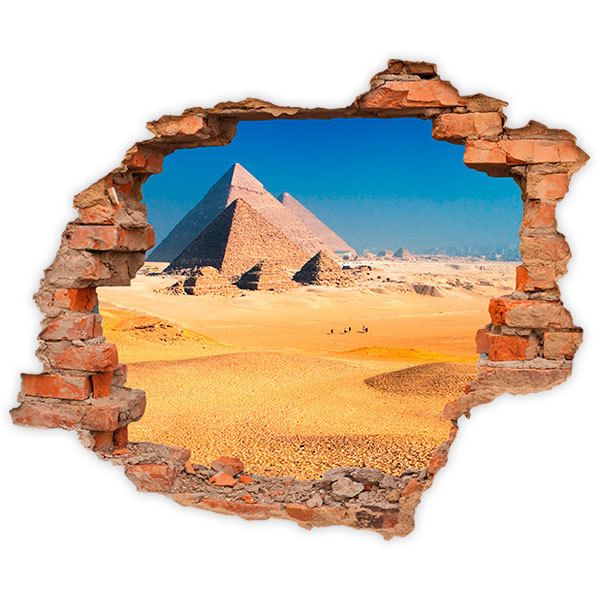 Wall Stickers: Hole Pyramids of Giza