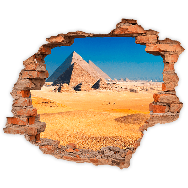 Wall Stickers: Hole Pyramids of Giza 0