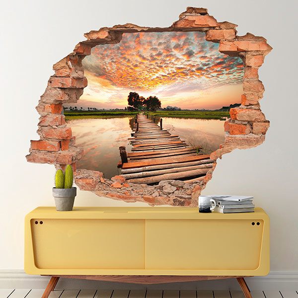 Wall Stickers: Hole Sunset catwalk