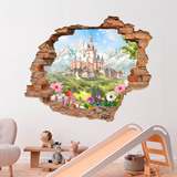 Wall Stickers: Hole Disney Castle 3