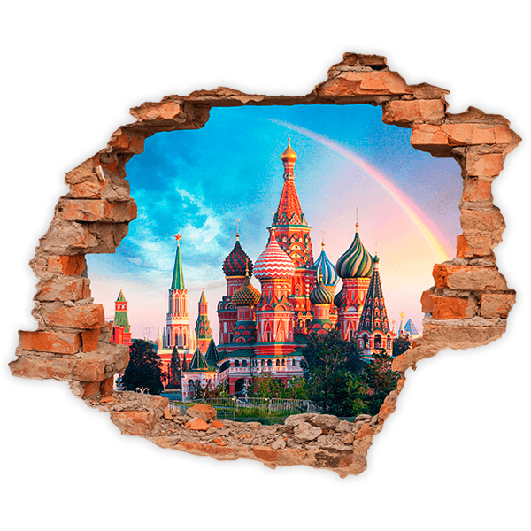 Wall Stickers: Hole Moscow Cathedral