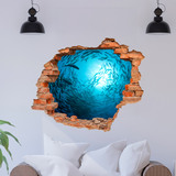 Wall Stickers: Hole Fish spiral 3