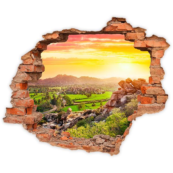 Wall Stickers: Hole Hampi Valley