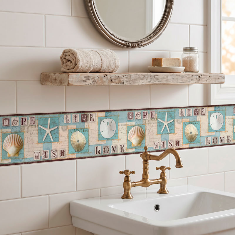 Self adhesive borders Marine Motifs 9/15