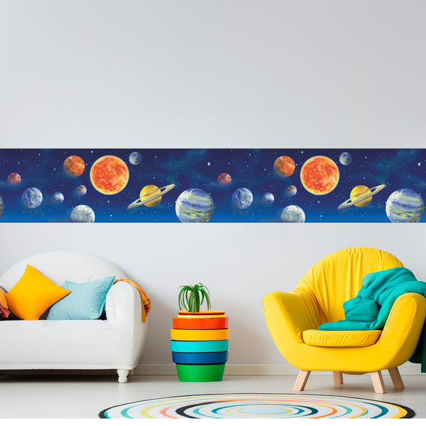 Stickers for Kids: Wall Border Space