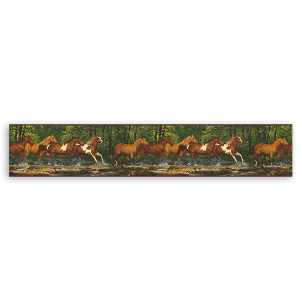 Wall Stickers: Horses running