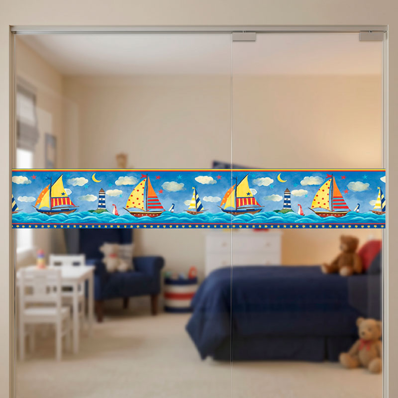 Wall border Colorful Boats 13/14