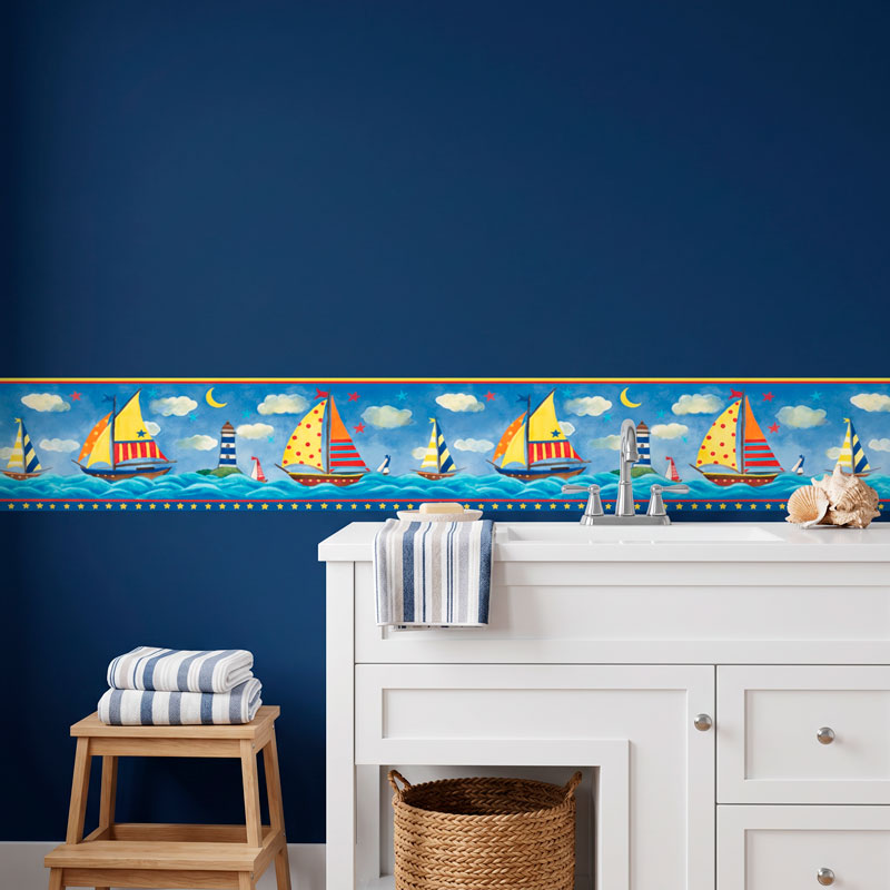 Wall border Colorful Boats 14/14