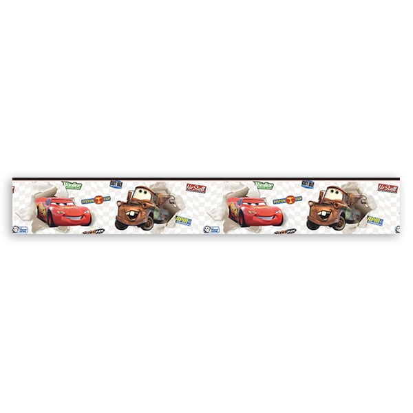 Stickers for Kids: Wall border Disney Cars