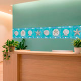 Wall Stickers: Wall border seashells 12