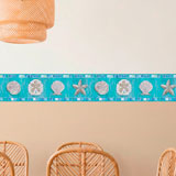 Wall Stickers: Wall border seashells 13