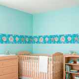 Wall Stickers: Wall border seashells 15