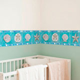 Wall Stickers: Wall border seashells 16