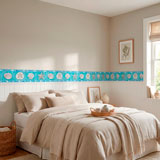 Wall Stickers: Wall border seashells 27