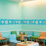 Wall Stickers: Wall border seashells 5