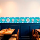 Wall Stickers: Wall border seashells 9