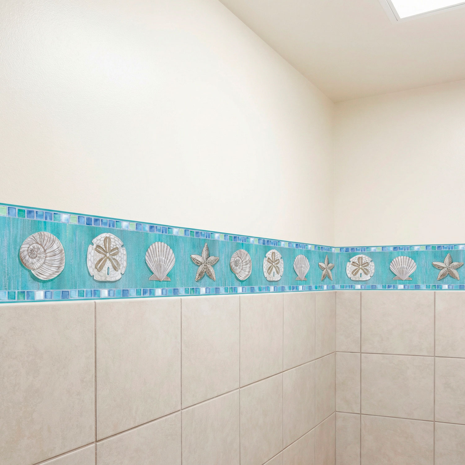 Wall Stickers: Wall border seashells