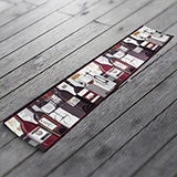 Wall Stickers: Wall border wine 3