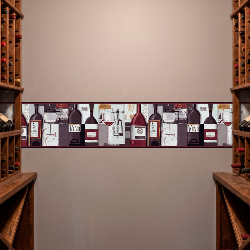 Wall border wine 11/12