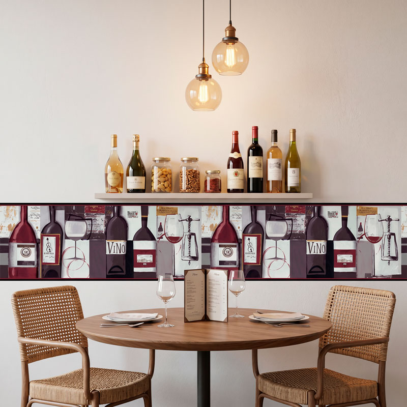 Wall border wine 12/12