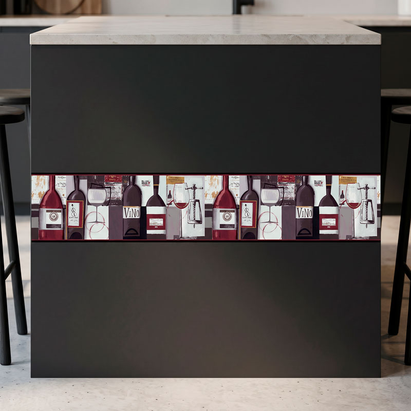 Wall border wine 5/12