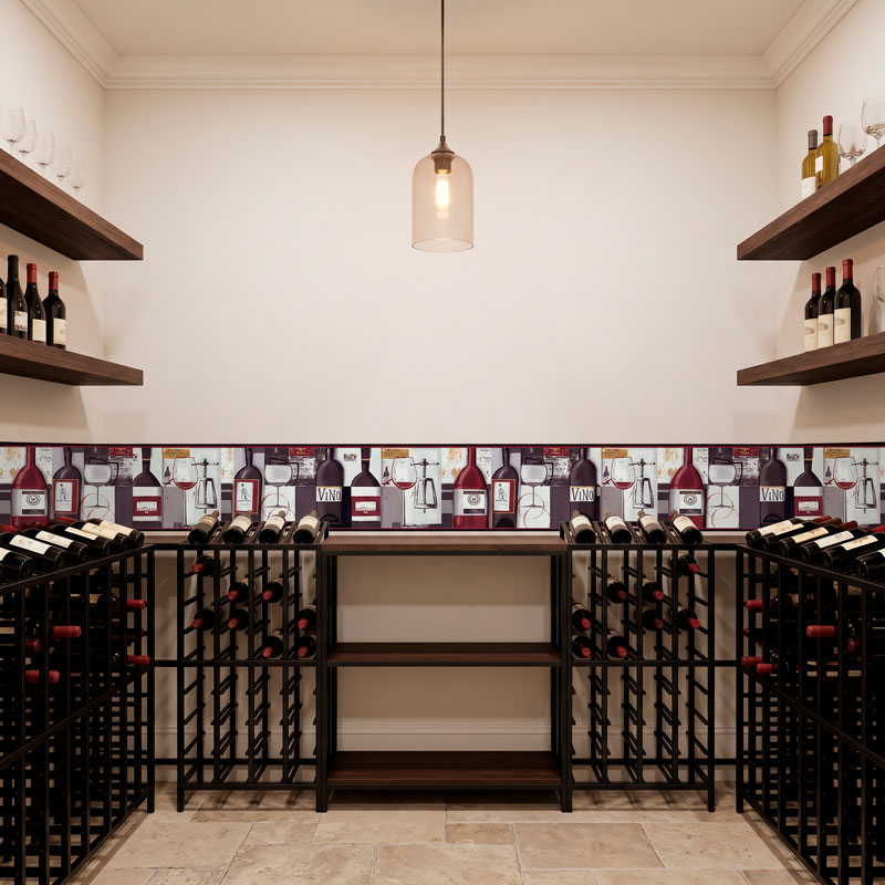 Wall border wine 7/12