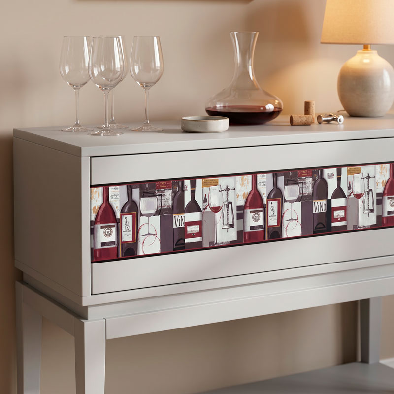 Wall border wine 10/12