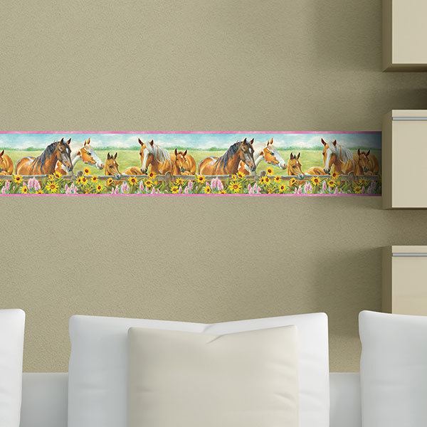 Wall Stickers: Horses in the countryside 1