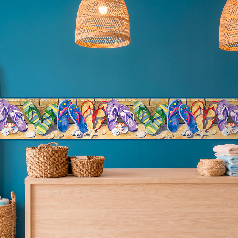 Wall Border Flip Flops 4