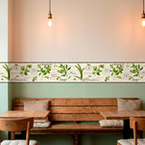Wall Stickers: Wall Border culinary herbs 15
