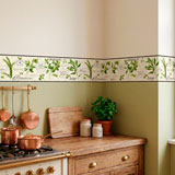 Wall Stickers: Wall Border culinary herbs 20