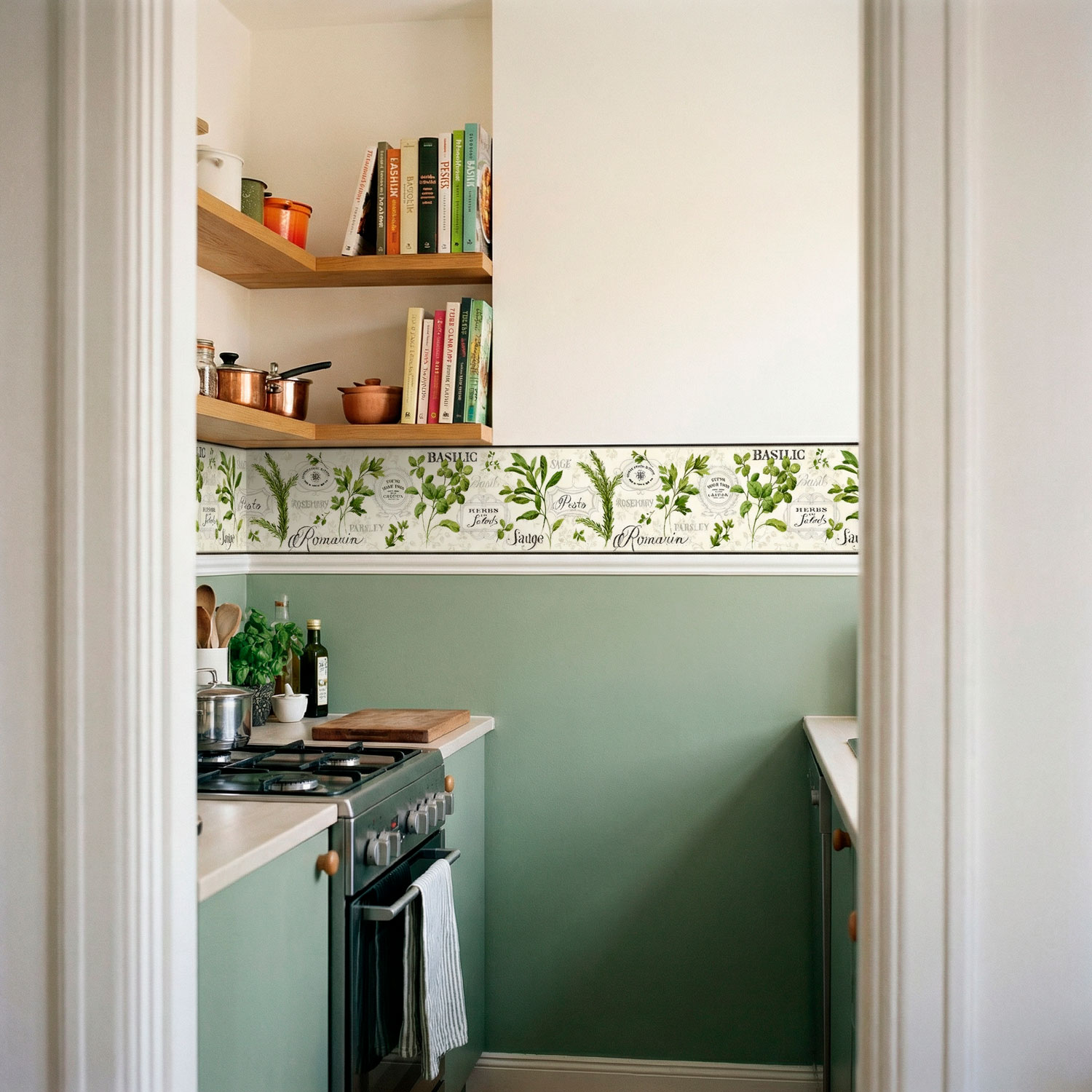 Wall Stickers: Wall Border culinary herbs