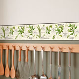 Wall Stickers: Wall Border culinary herbs 5
