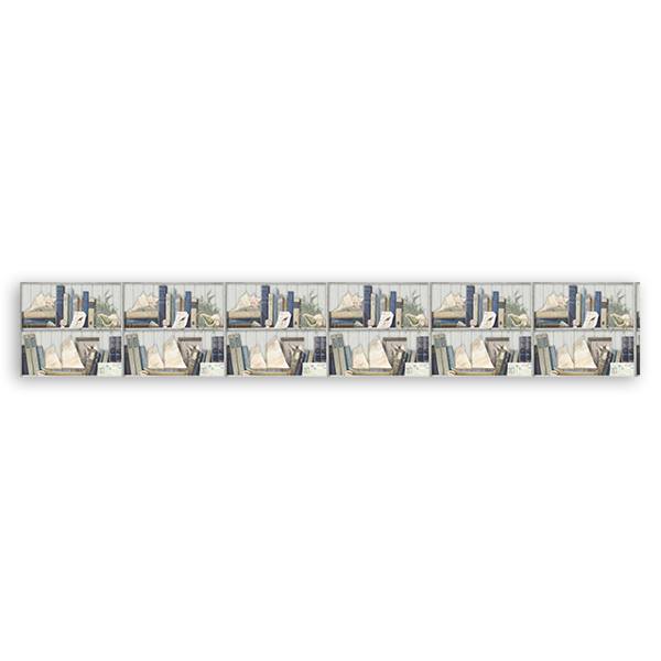 Wall Stickers: Wall Border bookshelf