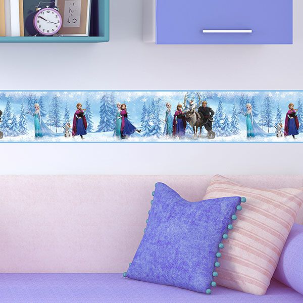 Stickers for Kids: Wall Border Frozen