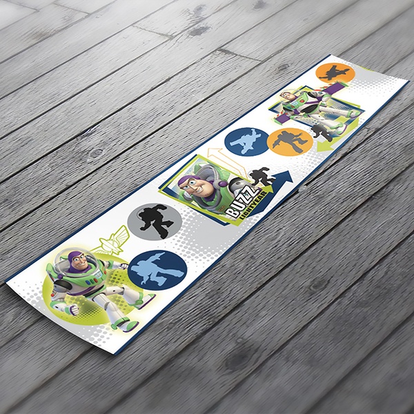 Stickers for Kids: Self adhesive borders for nursery Buzz Lightyear (