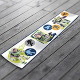 Stickers for Kids: Self adhesive borders for nursery Buzz Lightyear ( 3