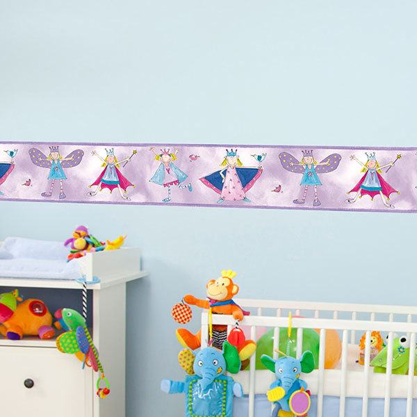 Wall border Stickers for children's bethroom Little princess