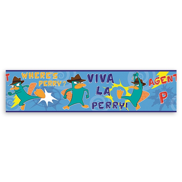 Stickers for Kids: Wall Border Perry the Platypus